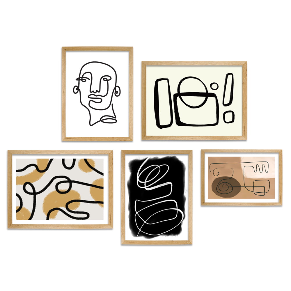 Curated Wall Art 5 Piece