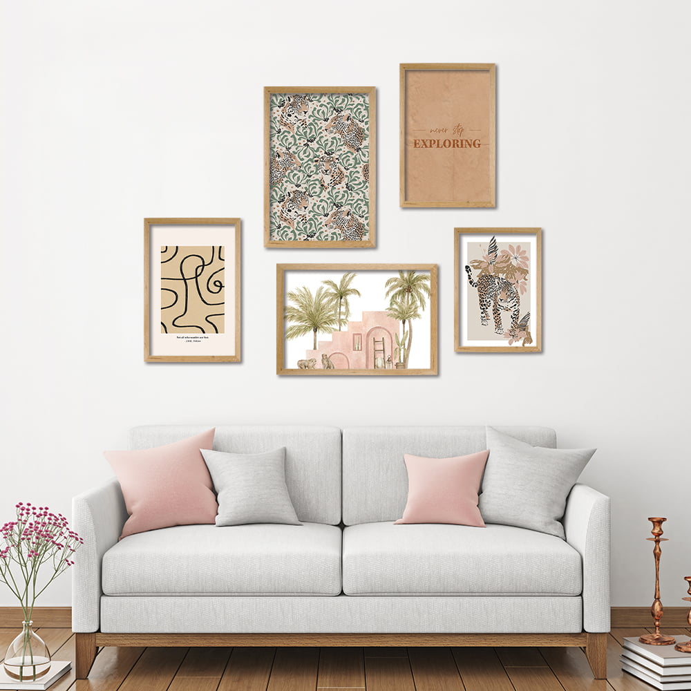 Moroccan Wall Art 5 Piece