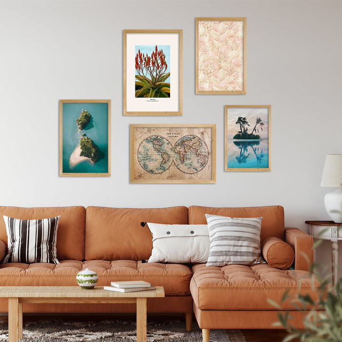 Island Curated Wall Art 5 Piece