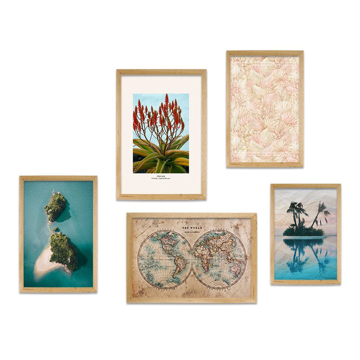 Island Curated Wall Art 5 Piece