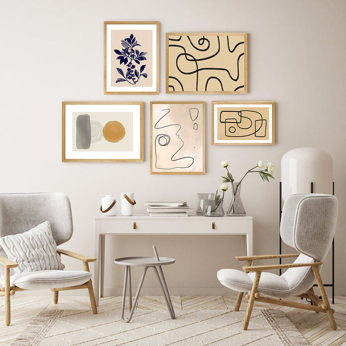 Curated Wall Art 5 Piece