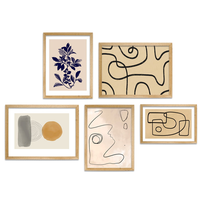 Curated Wall Art 5 Piece