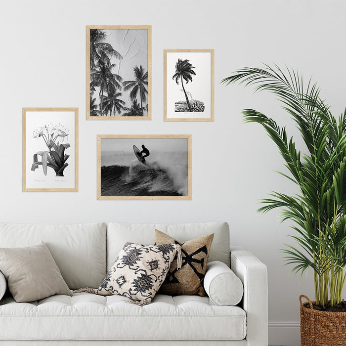 Palm Trees Curated Wall Art 4 Piece