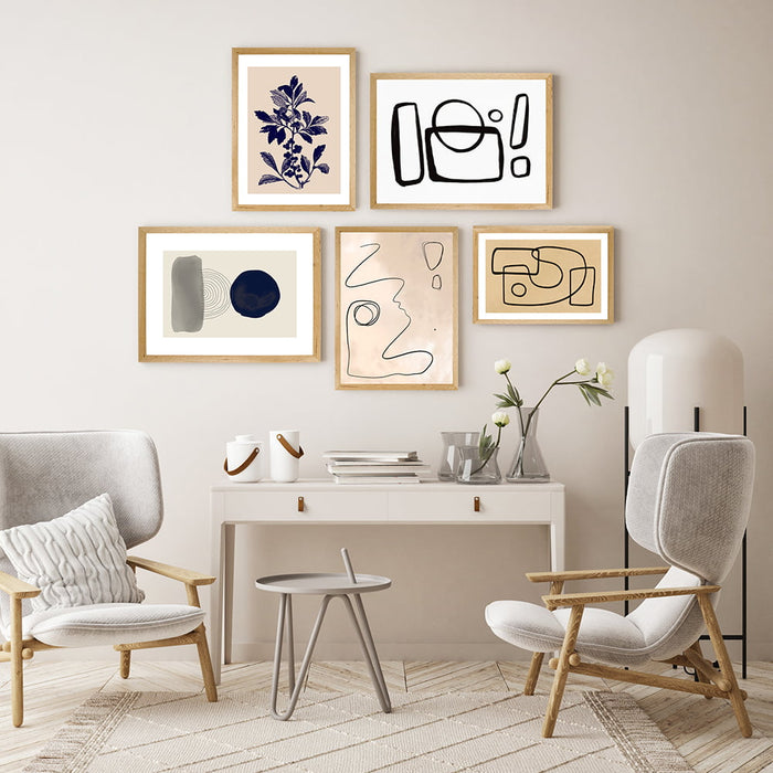 Curated Wall Art 5 Piece