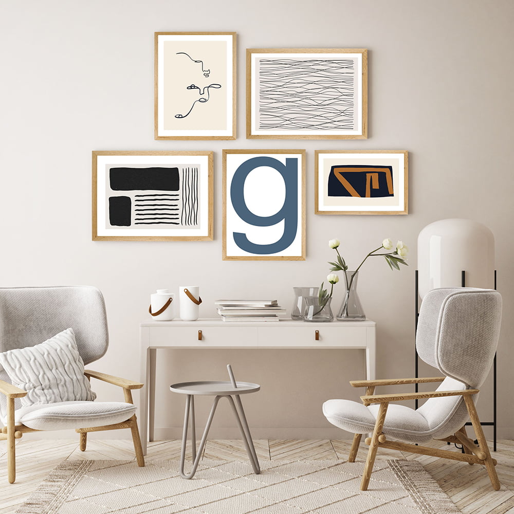 Curated Wall Art 5 Piece
