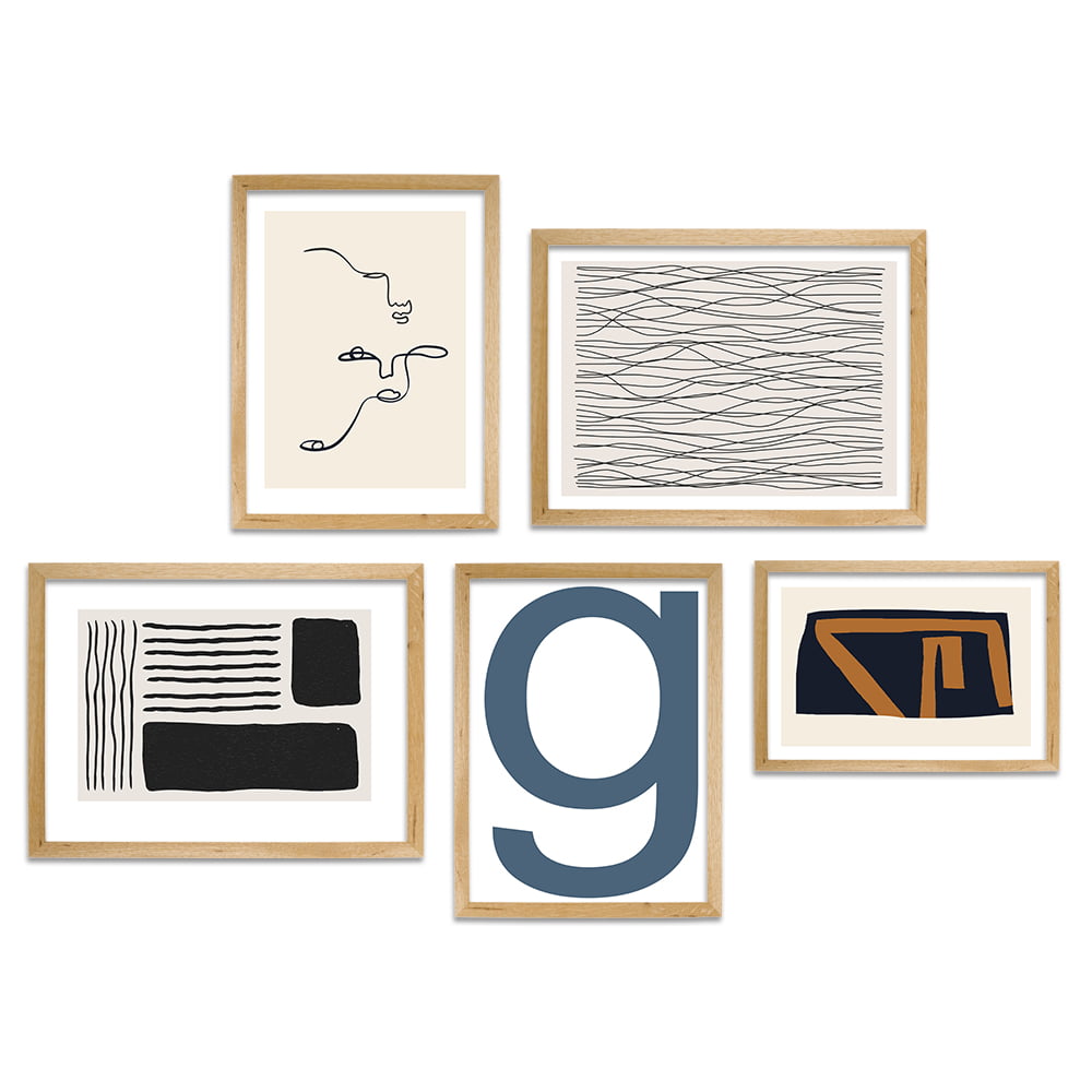 Curated Wall Art 5 Piece
