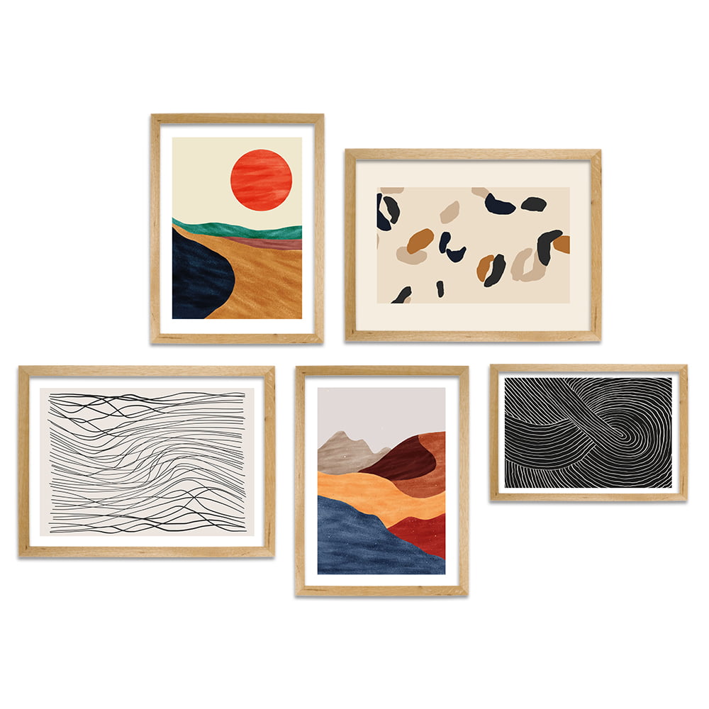 Curated Wall Art 5 Piece