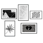 MONOCHROME HEART 5 PIECE