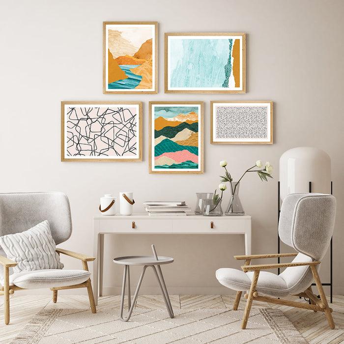 Mountain Curated Wall Art 5 Piece