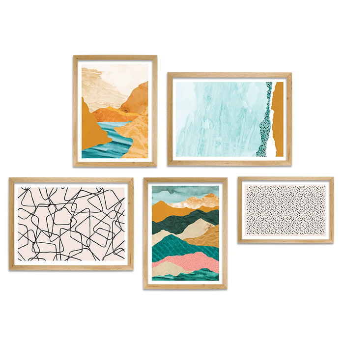 Mountain Curated Wall Art 5 Piece