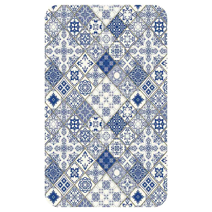 PATTERN BLUE DIAMOND LISBON KITCHEN TOWEL