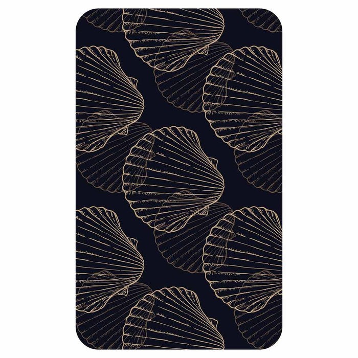 PATTERN DARK NAVY SHELL KITCHEN TOWEL