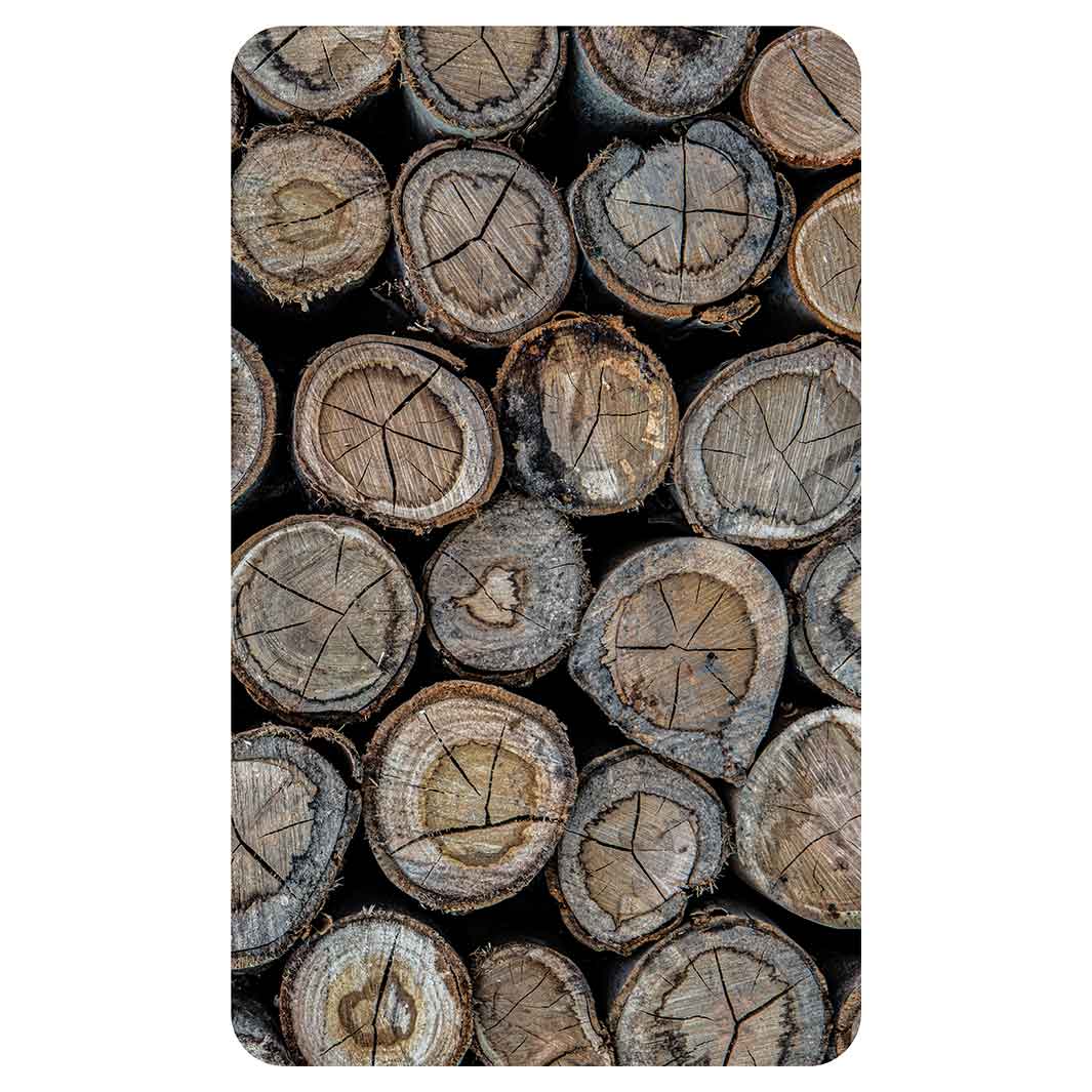 WOOD LOGS PATTERN KITCHEN TOWEL