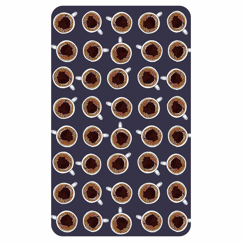COFFEE CUP DESIGN KITCHEN TOWEL