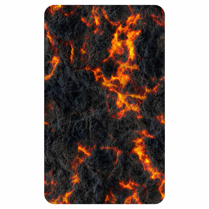 BURNING COALS FIRE KITCHEN TOWEL