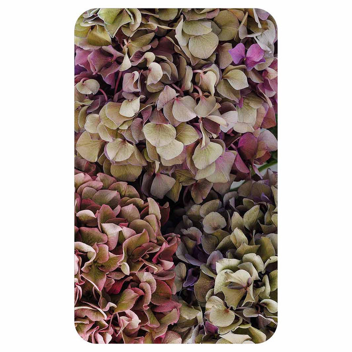 HYDRANGEA DEEP FLORAL TONES KITCHEN TOWEL