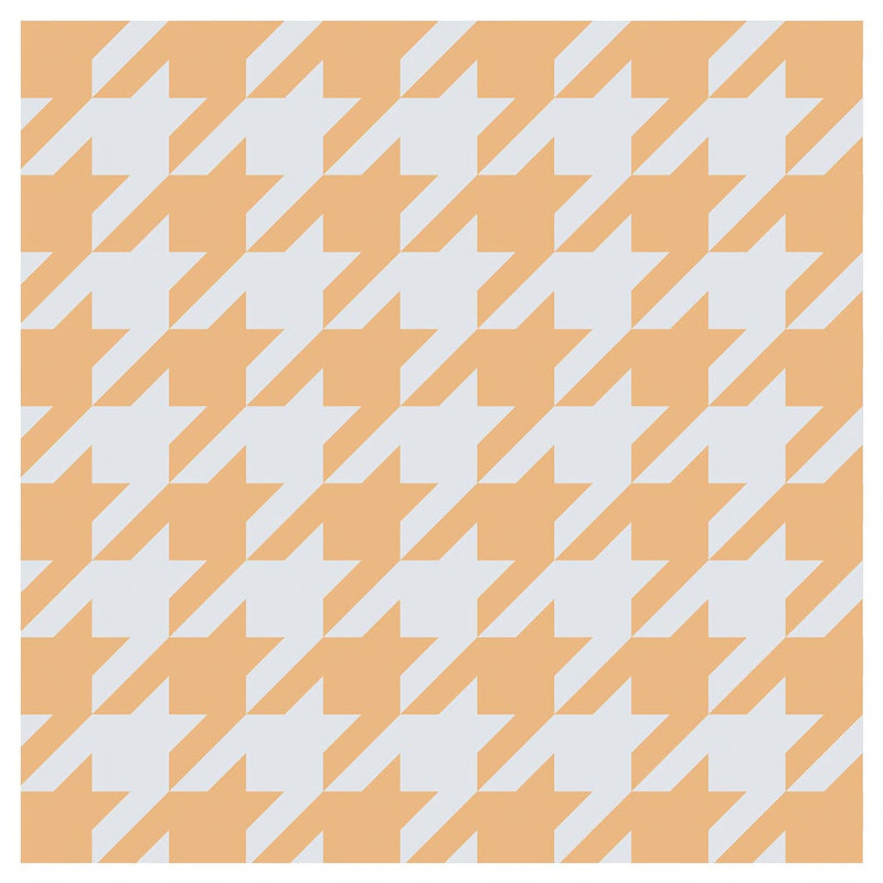 HOUNDSTOOTH MUSTARD MAKE-UP BAG