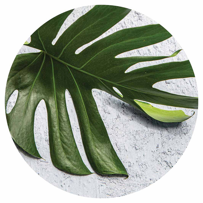 LEAVES GREEN MONSTERA LEAF MOUSEPAD