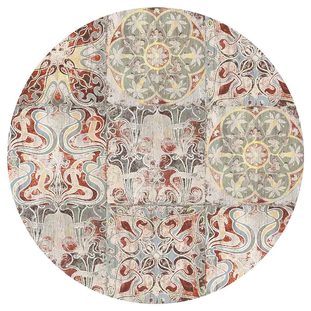 ANTIQUE FADED MOROCCAN TILE MOUSEPAD