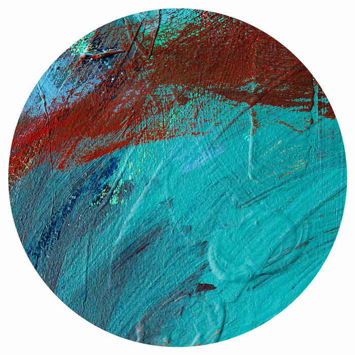 PAINT AQUA AND MAROON ACRYLIC TEXTURE MOUSEPAD