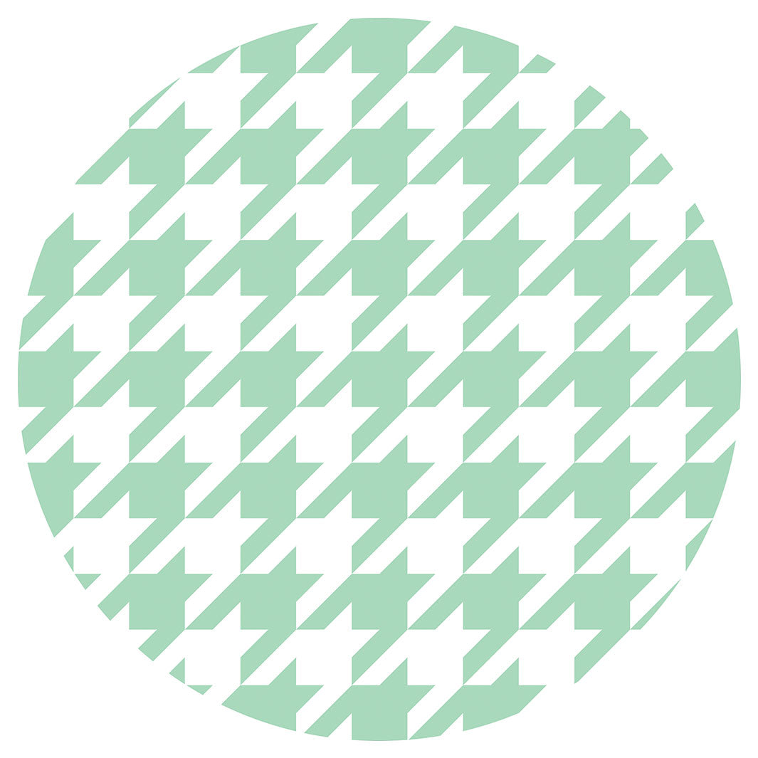 HOUNDSTOOTH LIGHT GREEN MOUSEPAD