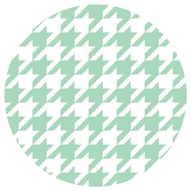 HOUNDSTOOTH LIGHT GREEN MOUSEPAD