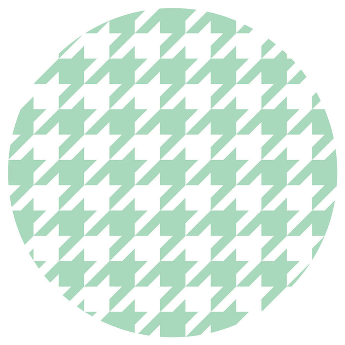 HOUNDSTOOTH LIGHT GREEN MOUSEPAD