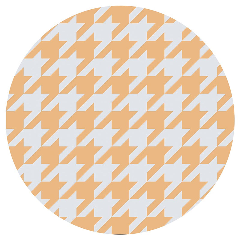HOUNDSTOOTH MUSTARD MOUSEPAD
