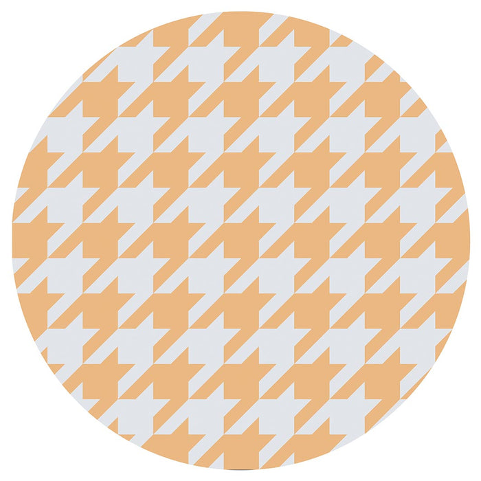 HOUNDSTOOTH MUSTARD MOUSEPAD