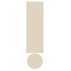 KIDS WHITE DOTTED PATTERN OTTOMAN