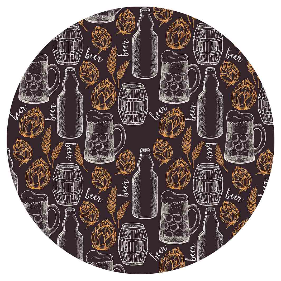 BEER PATTERN POT STAND