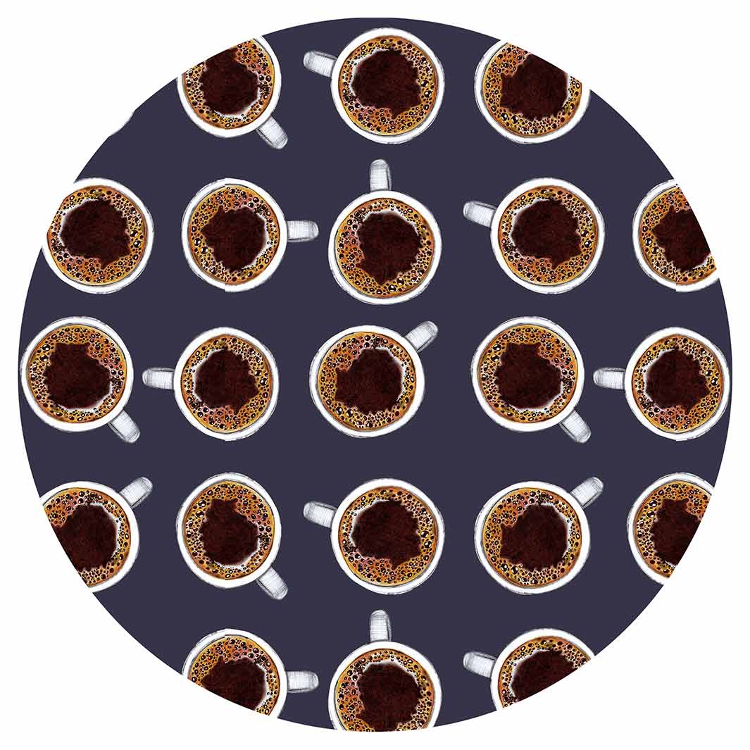 COFFEE CUP DESIGN POT STAND