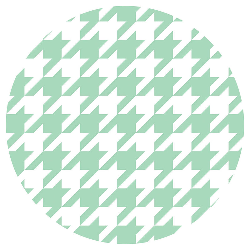 HOUNDSTOOTH LIGHT GREEN POT STAND