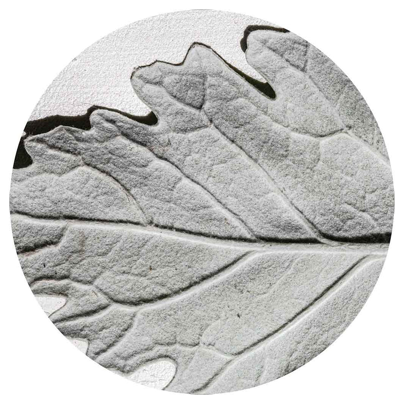 LEAVES GREY MONOCHROME LEAF POT STAND
