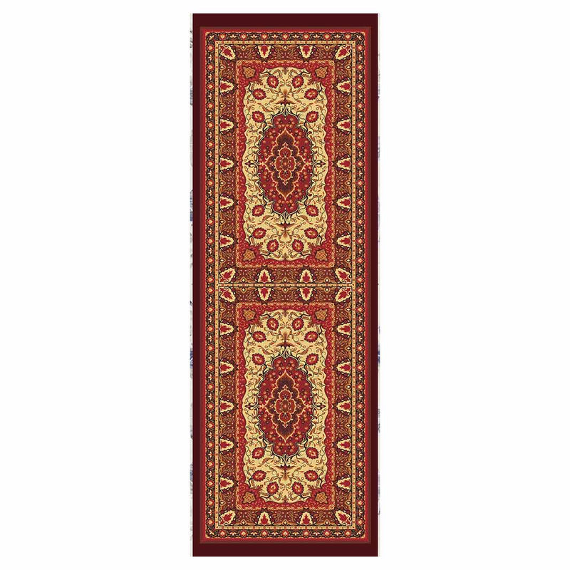 CLASSIC WINE RED PERSIAN RUNNER RUG