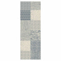 CONTEMPORARY PATCHWORK PATTERN RUNNER RUG