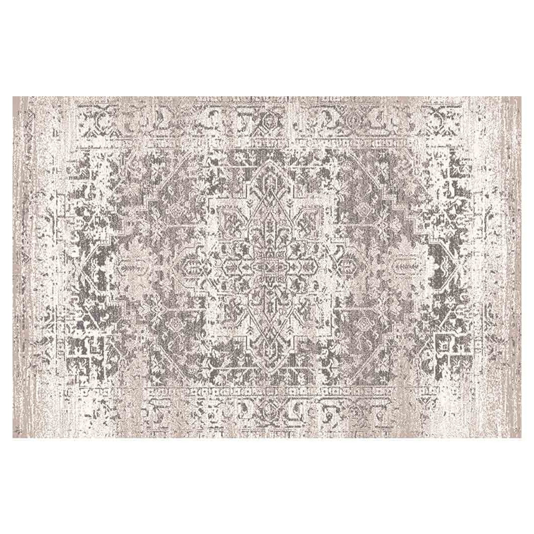 CLASSIC SALMON ORIENTAL DISTRESSED RECTANGULAR RUG