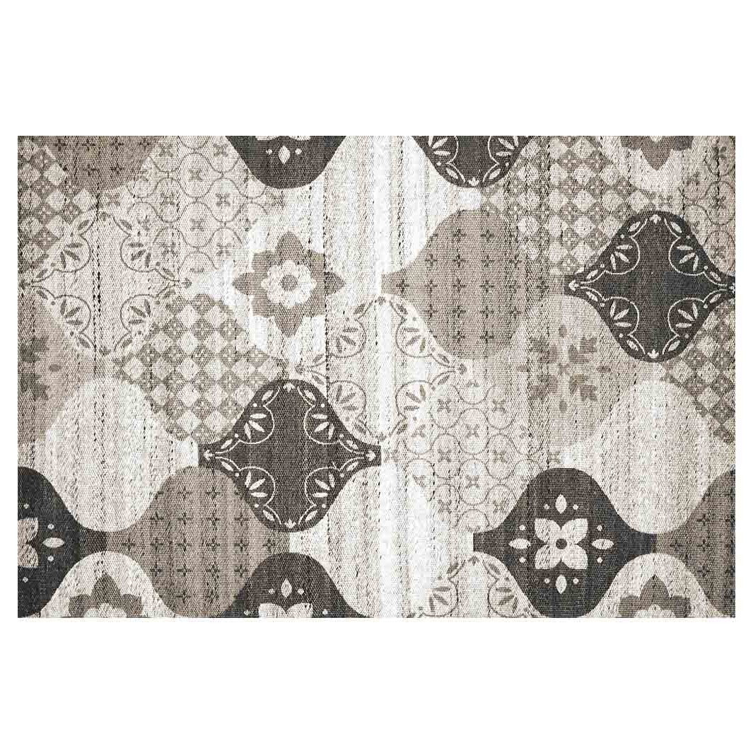 CLASSIC NATURAL PATCHWORK RECTANGULAR RUG