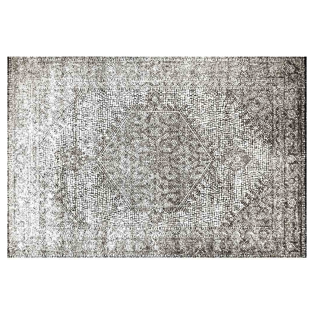 CLASSIC BROWN DISTRESSED VINTAGE RECTANGULAR RUG