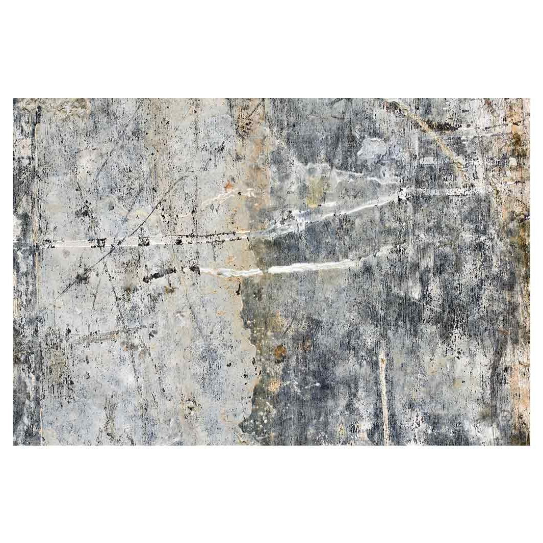 CONTEMPORARY RUSTIC GREY CONCRETE DESIGN RECTANGULAR RUG