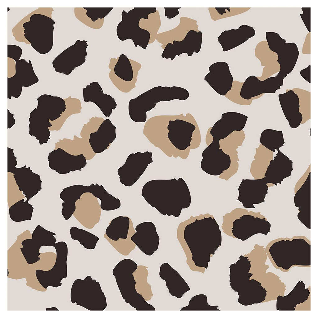 KIDS NATURAL BROWN LEOPARD PRINT CUSHION