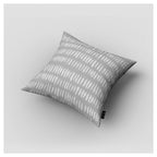 KIDS GREY WHITE LINES PATTERN CUSHION