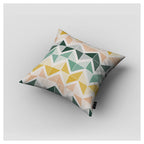 KIDS MULTICOLOUR GEOMETRIC TRIANGLE PATTERN CUSHION