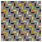 KIDS GREY AND GREEN LINE AND DOT PATTERN CUSHION