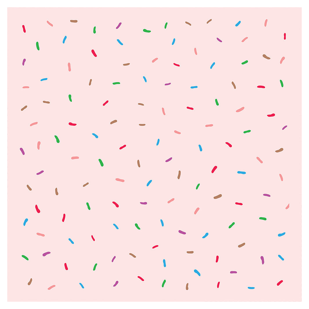 KIDS PINK DONUT SPRINKLES CUSHION