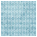 KIDS BLUE DIAMOND PATTERN CUSHION
