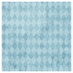 KIDS BLUE DIAMOND PATTERN CUSHION