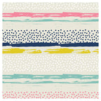 KIDS COLOURFUL LINES AND DOTS PATTERNS CUSHION