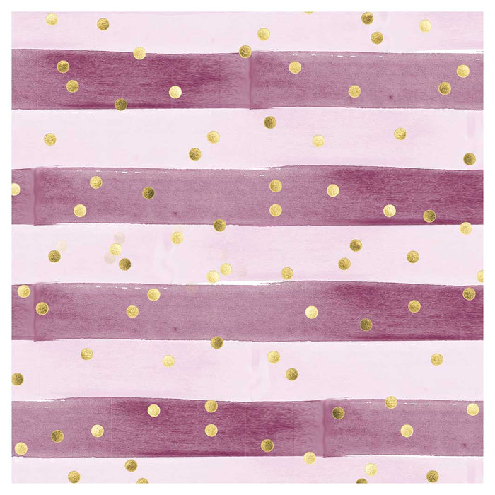 KIDS PINK WATERCOLOUR LINES AND CONFETTI CUSHION