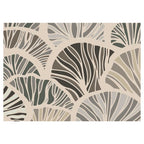 PATTERN BROWN AND BUTTERSCOTCH ABSTRACT LEAF TABLECLOTH